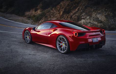 Wallpaper road, mountains, the evening, Ferrari, GTB, 488 images for ...