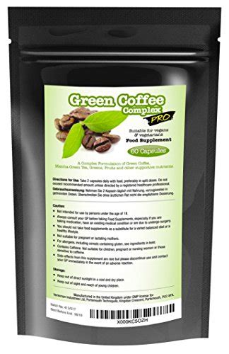 Verkauf Gr Ner Kaffee Extrakt Green Coffee Complex Pro Mg Dosis