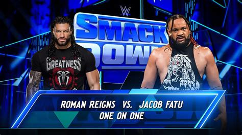 Roman Reigns Vs Jacob Fatu Wwe Raw Extreme Rules Match The Otc Vs The