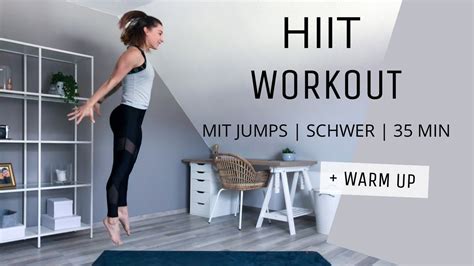 HIIT Workout Ganzkörpertraining Warm up Mittel Schwer