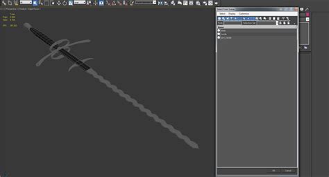 German Landsknecht Flamberge Sword 3d 모델 3d 모델 19 3ds C4d Fbx Ma