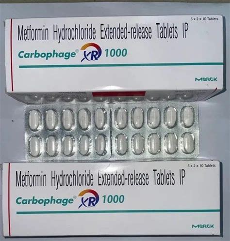 Carbophage Xr 5001000 Metformin Hcl Medicine 500mg 500 Mg At Rs 22stripe In Nagpur