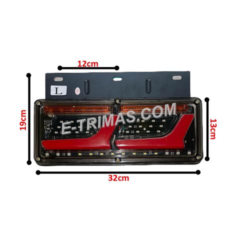 Trimas V Led Hino Ud Daihatsu Fuso Isuzu Hicom Npr Nhr Tail Lamp Seq