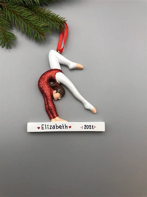 Gymnastics Ornament Gymnast Girl Ornament Gymnast Ornament Gymnast Personalized Ornament