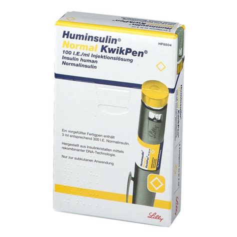 Huminsulin Normal KwikPen 5 St Mit Dem E Rezept Kaufen Shop Apotheke