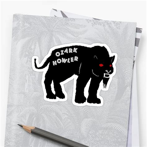 Ozark Howler Monster Sticker By Irregulargoods Redbubble