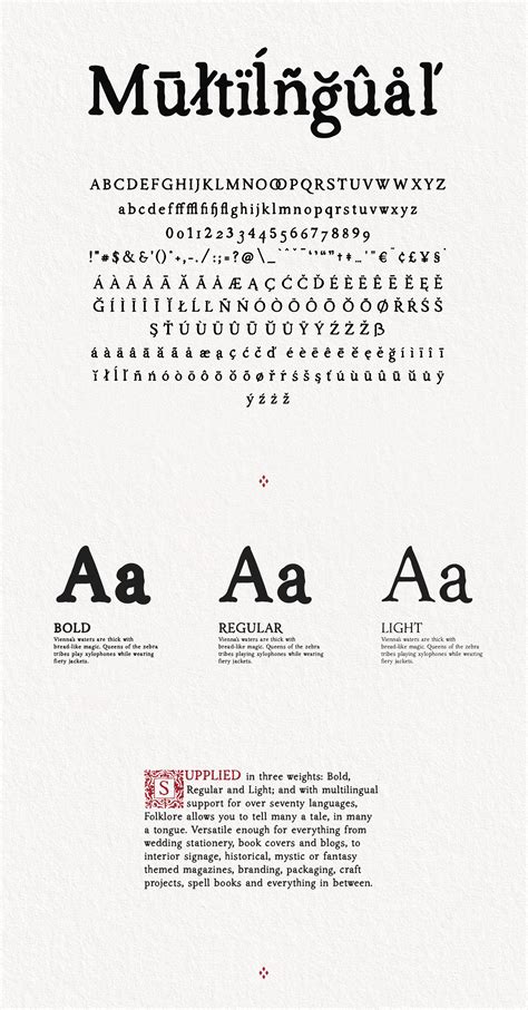 Folklore Font And Dropcaps - Design Cuts