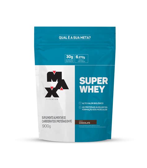 Super Whey 900g Chocolate Max Titanium Europe