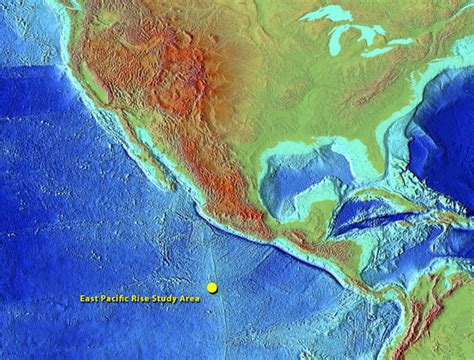 East Pacific Rise Map