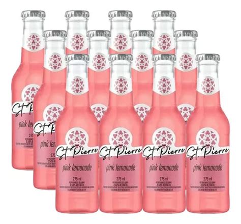 Kit 12und Refrigerante Pink Lemonade St Pierre L Neck 275ml