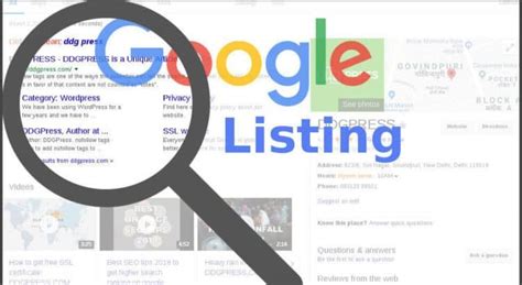 how to get my site listed on google
