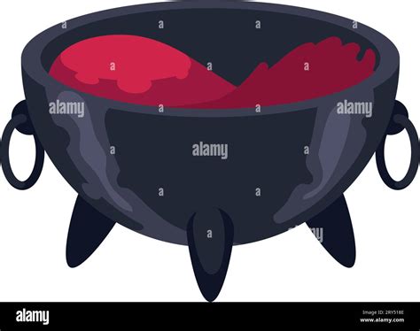 halloween cauldron poison stock vector image art alamy