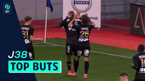 Top buts 38ème journée Ligue 2 BKT 2020 2021 YouTube