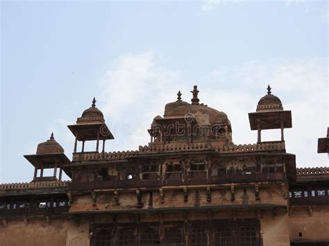 The Jehangir Mahal Orchha Fort Religia Hinduism Ancient Architecture