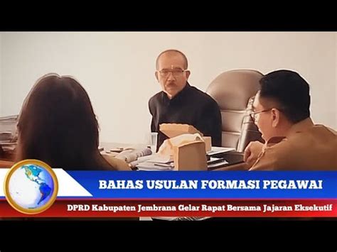 Bahas Formasi Pegawai DPRD Kabupaten Jembrana Gelar Rapat Bersama