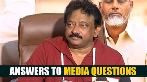 Ram Gopal Varma Superb Answers To Media Questions Ntv Entertainment