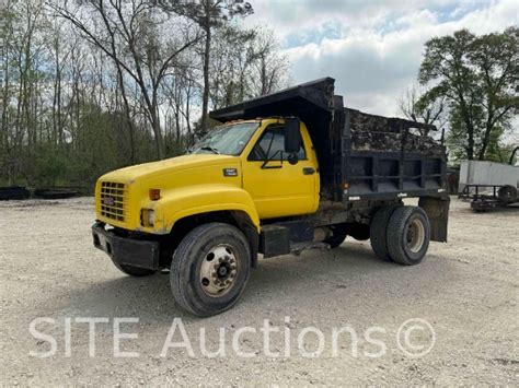 1998 Gmc C7500 S A Dump Truck Commercial Trucks Hauling And Transport