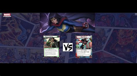 Marvel Champions Progression Series Ms Marvel Vs Green Goblin Risky