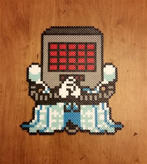 Undertale Mettaton Perler Bead Sprite | Bead sprite, Nerdy perler beads