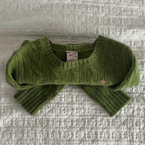 Abercrombie Fitch Women S Green Jumper Depop