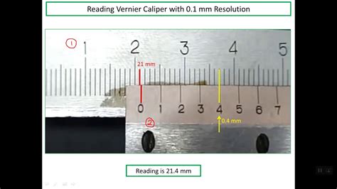 Reading Metric Vernier Caliper With Mm Resolution Least Count