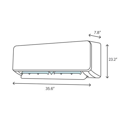 Senville 18 000 Btu Ductless Mini Split Air Conditioner With Heater And