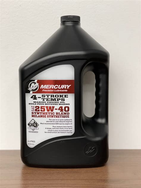 SYNTHETIC BLEND 4 STROKE 25W 40 OUTBOARD OIL Bridgeview Marine