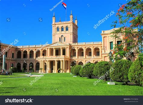 Presidential Palace Asuncion Paraguay Serves Workplace Stock Photo ...