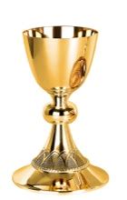 Silver Plated Brass Chalice With Gold Lined Cup 80 1733 Tonini Church