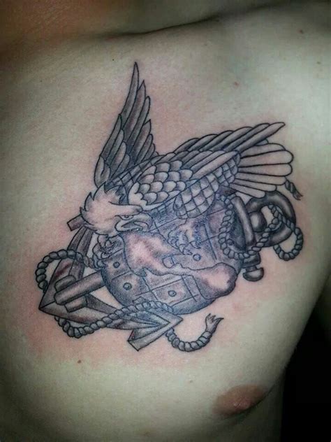 Marine EGA tattoo | Tattoo portfolio, Tattoos, Animal tattoo