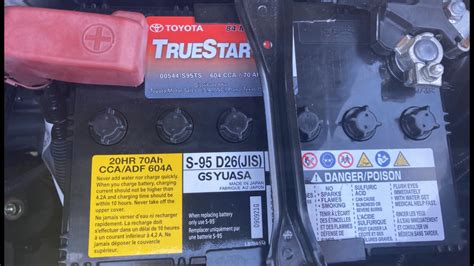 Battery Replacement For Start Stop Highlander Xle Toyota Nation