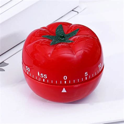 6 7 6 7 6 Cm Tomato Shaped Timer Kitchen Mechanical 60 Minutes