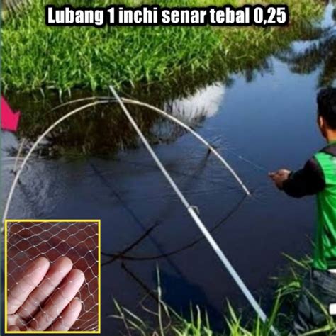 Jual Tangkul Ikan Jaring Anco Ikan Lubang 1 Jari Alat Penangkap Ikan