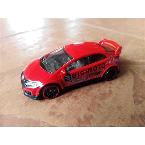 Hot Wheels Mainline Honda Civic Type R RED Shopee Malaysia