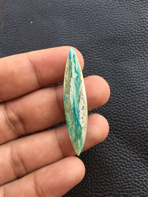 Peruvian Blue Opal Loose Gemstone Cabochon Rarefind Etsy