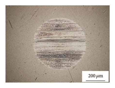 Optical Micrographs Of Ball Wear Scars For A Pao B Fully