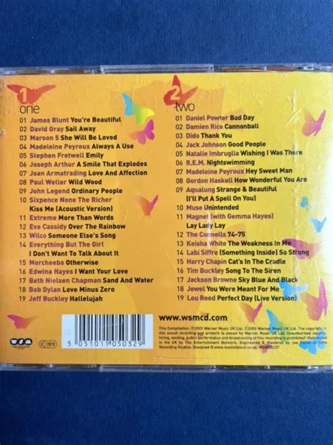 Acoustic Love Used 38 Track Compilation Cd Pop Rock Folk 60s 70s 80s