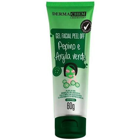 Mascara Facial Pepino E Argila Verde G Derma Chem Shopee Brasil