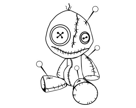 Voodoo Doll Svg Etsy