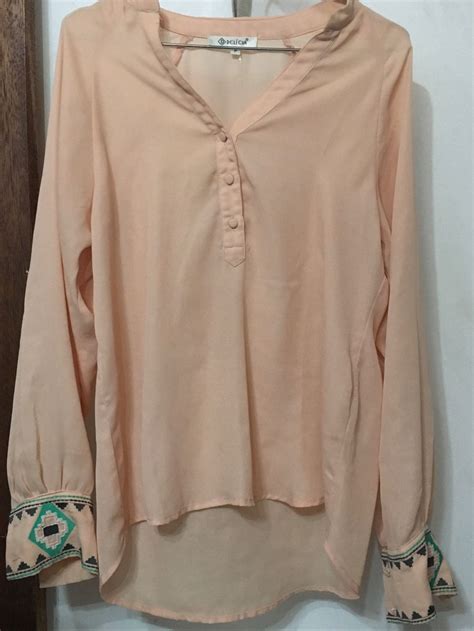 Camisa Nude Camisa Feminina Delícia Usado enjoei