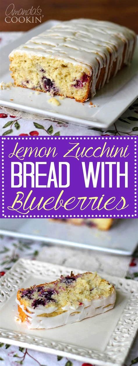 Lemon Zucchini Bread With Blueberries Is Positively Delicious Harvest