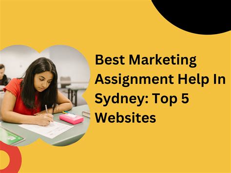 Best Marketing Assignment Help In Sydney Top 5 Websites Build