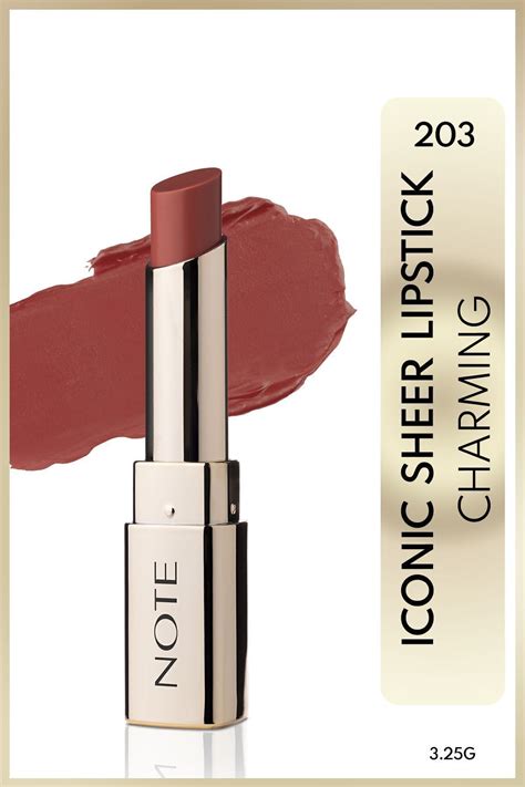 Note Cosmetics Iconic Sheer Lipstick Nemlendirici Parlak Ruj Charming Nude Fiyat