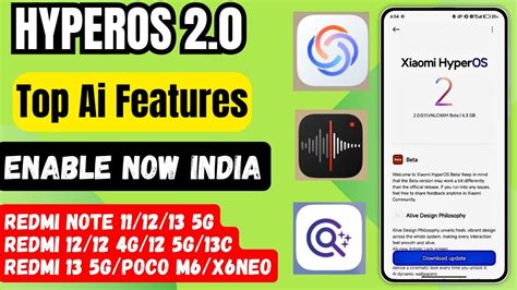 HyperOS 2 0 Top Ai Features Enable Now In India Global Any Redmi