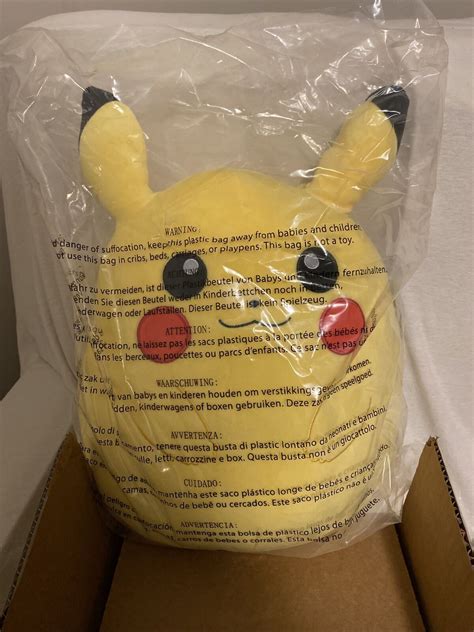 Pikachu Squishmallow Inch Pokemon Center New Values Mavin