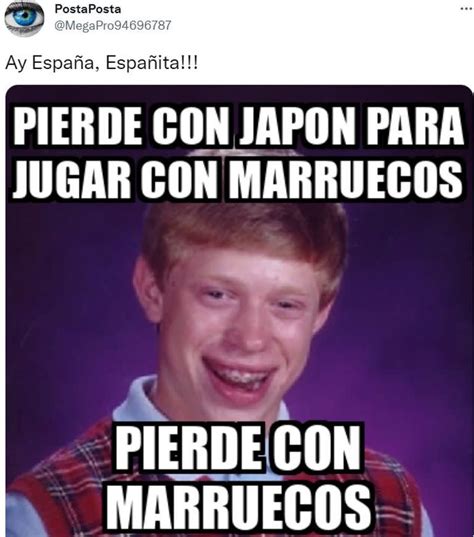 Los Mejores Memes Por La Derrota De España Ante Marruecos En Los