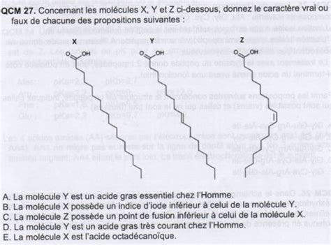 Qcm C Ue Biochimie Tutorat Associatif Toulousain