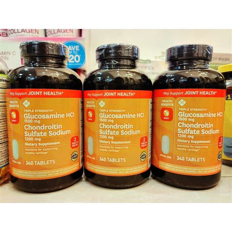 Member S Mark Triple Strength Glucosamine Chondroitin Ct