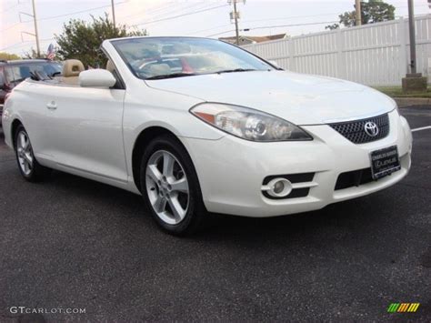 Blizzard White Pearl Toyota Solara Sle V Convertible