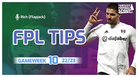 FPL Tips Ahead Of GW10 YouTube